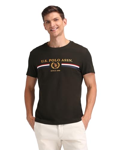U.S. Polo Assn. Men's Fitted T-Shirt (USTSH2203_Black