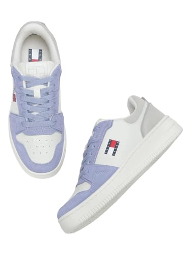 Colorblock Blue Suede Sneakers