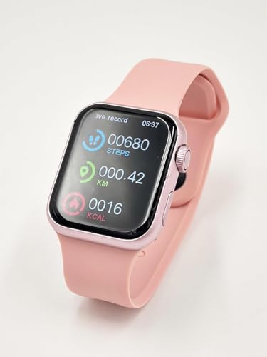 MICROMINI X10 Mini Kids Smart Watch 2.19 Inch Infinite Display | Wireless Charging | Dual Pink Band | Fitness Tracker with Heart Rate & Sleep Monitor | Stylish Smartwatch