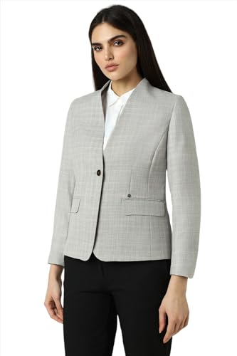 Van Heusen Women's Blazer (VWBZFRGFB68335_Grey