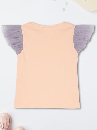 Max Girls Printed Skirt Set, Multicolour, 3-4 Y