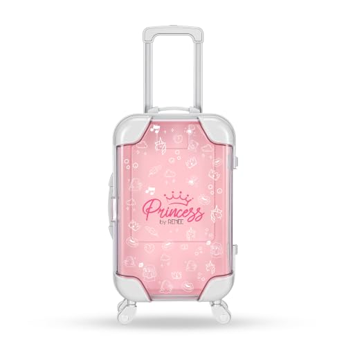 Princess By RENEE Beauty Essentials For Preteens With Trolley Bag | Includes Sugar Sparkles & Ice Cream Lip Glosses, Elsa Unicorn Makeup Kit, Elsa Fragrance Mist, Snowball Lip Balm | 6 Units