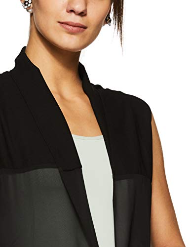 W for Woman Women's Cape Gilet (16AU32412-64805_Black_8)