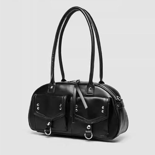 LOOM TREE® Women Underarm Bag Portable Black Clutch Bag For Shopping Birthday Traveling | Womens Handbags & Bags