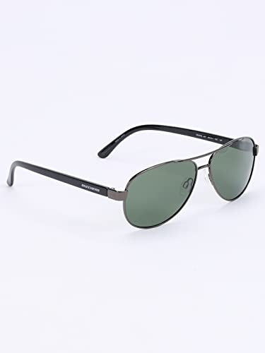 Skechers Grey Aviator Sunglasses for Men – Large