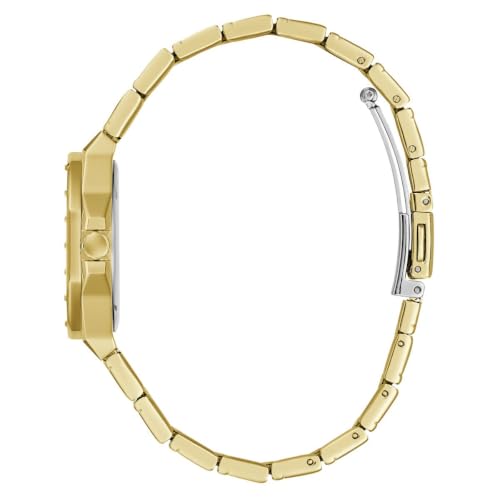 GUESS Square 30mm Champagne Dial Analog Women Watch - GW1110L2
