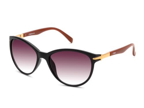 IRUS Women Oval sunglasses | 100% UV protection | Medium Size | Brown Gradient Polycarbonate lens