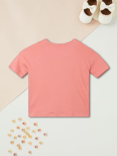 Max Girls Minnie Mouse Printed T-Shirt(Pink_2-3 Y)