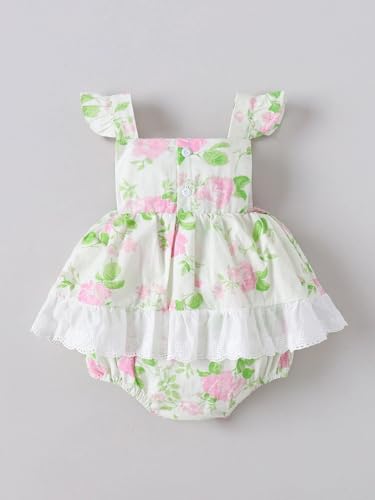 Hopscotch Floral Applique Onesie (3-6 Months)