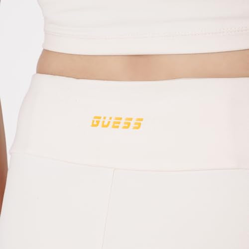 GUESS Women Off White Striped Legging_7624302429289