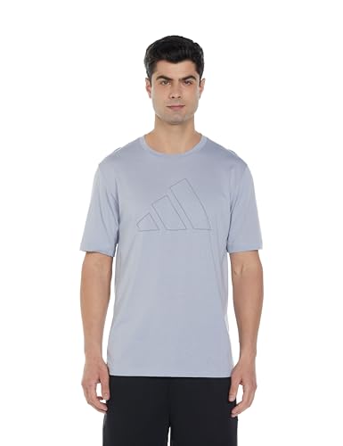 Adidas Men We Fr Bl T Sports T-Shirts, Grey, Medium