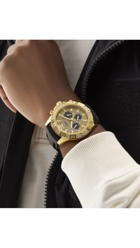 GUESS Analog Black Dial Men's Watch-GW0909G2