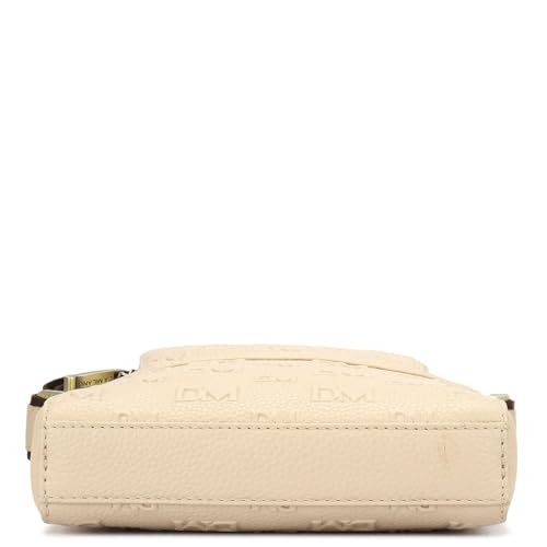 Da Milano Leather White Sling Bag for Men (10007D)