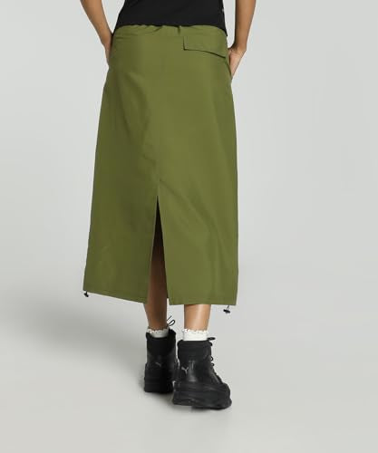 Puma Polyester Western Skirt Olive Green