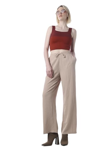 ONLY Women's Relaxed Pants (9021111-Light Taupe_Light