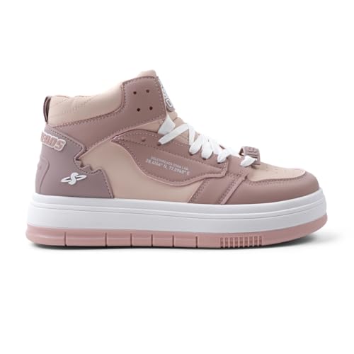 SOLETHREADS WRAP Sneakers for Women | Stylish & Fashionable| Comfortable|Walking Shoes| Lightweight Flexible| Skid-Resistant| Everyday |Casual Shoes for Women|Pink|UK 7