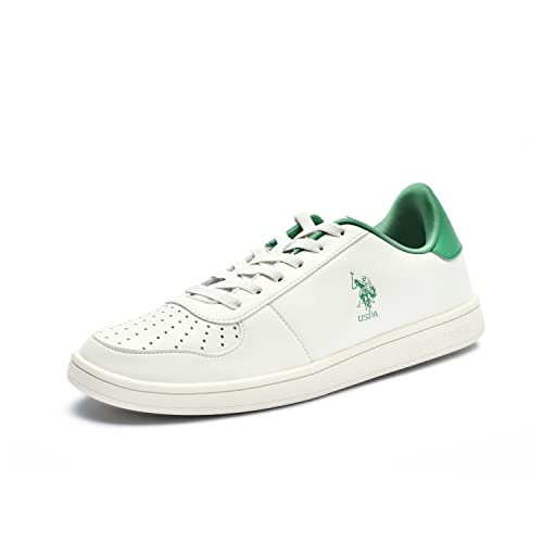 U.S. POLO ASSN. Tobias WHT Men Off White Sneaker -(UK7)(US8)(2FD24335A01)