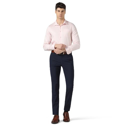blackberrys Men B-91 Fit (Super Slim) Formal Trouser Navy