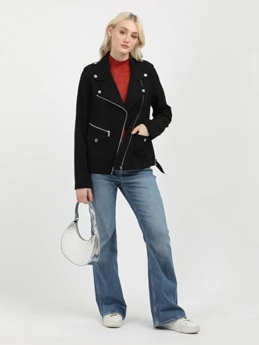 Calvin Klein Jeans Women's A-Line Coat (M4GC7121BLK_Black