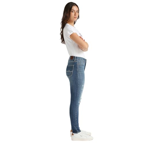 Pepe Jeans Women's Skinny Jeans (PL204946Q058_Light Worn