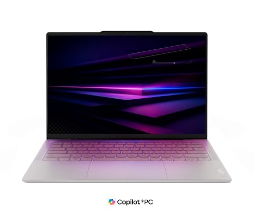 Lenovo Yoga Slim 7 Ultra Aura Edition Intel Evo Core Ultra X9 378H (32GB RAM/1TB SSD/14 (35.5cm)/2.8K WQXGA+ POLED/Copilot+ PC/Windows 11/MSO 365 Basic+Office24/Seashell/975g), 83QK00A4IN
