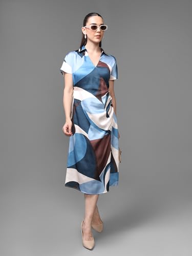 Kazo Taksim Midi Dress (in, Alpha, XL) Blue