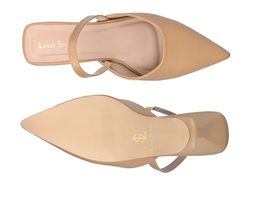 LOUIS STITCH Women’s Brown Stiletto Heel Sandals | Comfortable Close Toe Sandal | LSOF-FI11-PTAS | UK-6