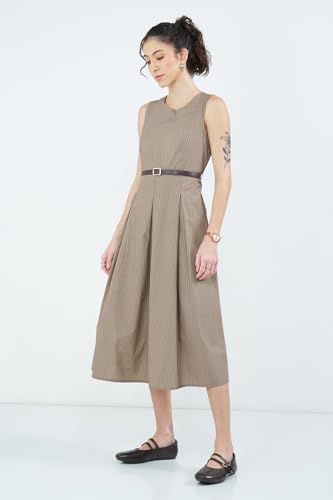 Annabelle by Pantaloons Womens Dress_SS26WWANDNJ00096G83A170_Dark Beige_2XL