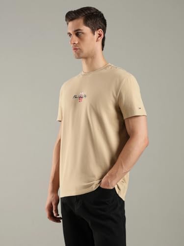 S26JMKT320 Beige Mens T-Shirt