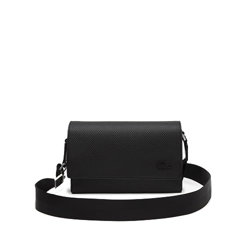Lacoste Unisex Chantaco Calfskin Leather Flap Closure Bag (NU4118000)