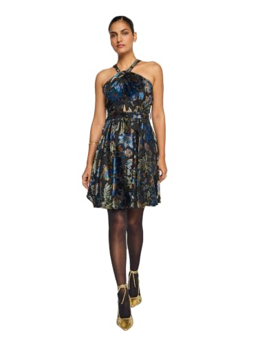 Label RITU KUMAR Black Cosenza Short Dress