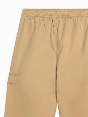 Girls Wide Leg Fit Solid Mid-Rise Cargo