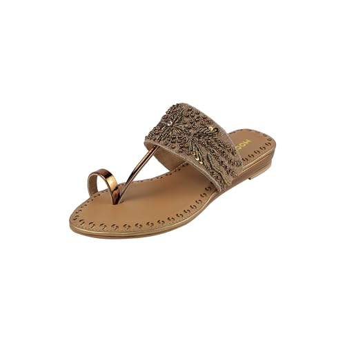 Mochi Women Chappals UK/4 EU/37(35-2114)
