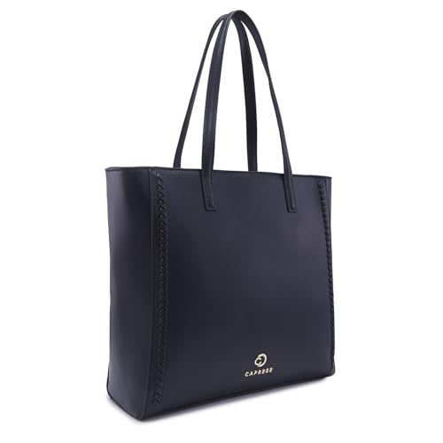 Caprese Ramani Tote Bag for Women (Medium, Black)