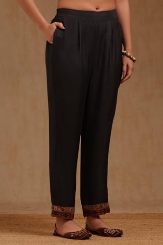 Soch Women's Muslin Salwar Suit Set (EWA5CD22276_Charcoal