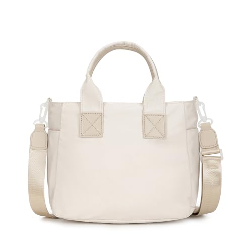 Fastrack Cloud Nylon Satchel Bag | Spacious Main Compartment with Organiser Pockets, External Quick-Access Zipper Pocket, Dual Carry Handles & Detachable Adjustable Webbing Strap with Zipper Closure