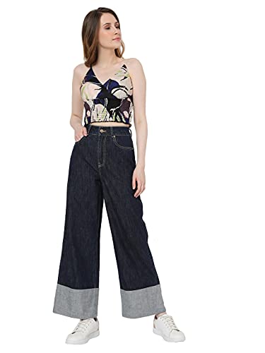 VERO MODA Women's Slim Jeans (295438501-Dark Blue_Dark 27)