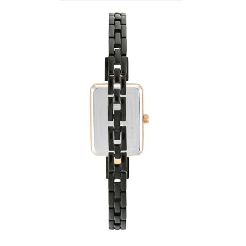 TIMEX Black Rectangle Dial Analog Women's Watch - TWEL22803