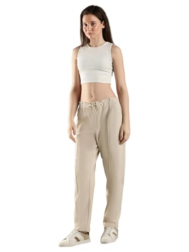 Relaxed Fit Solid Mid Rise Trouser