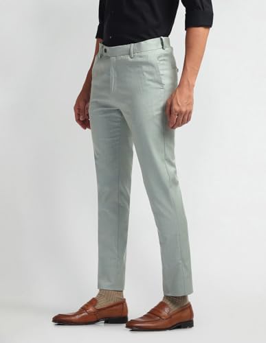 Arrow Autoflex Super Slim Trousers Light Green