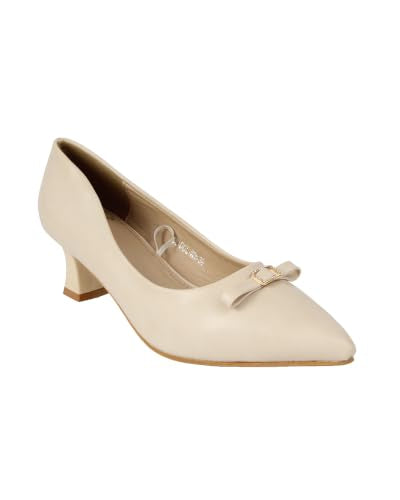 Carlton London Women Fashion Shoes,Cream,UK-6