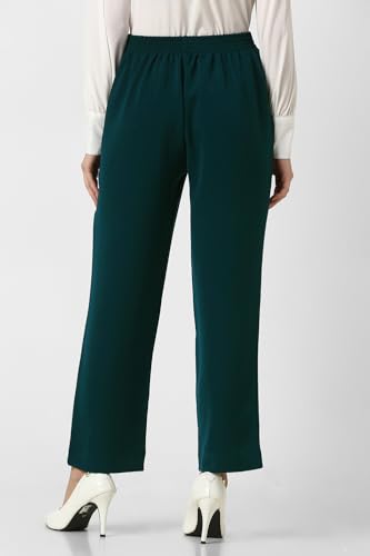 Van Heusen Women's Regular Casual Pants (VWTFPRGFD49708_Green