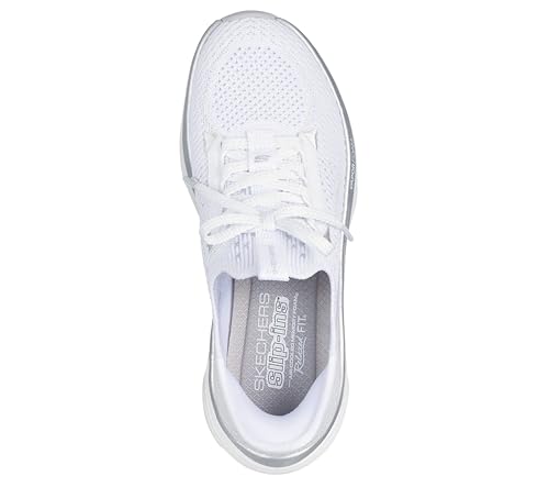 Skechers Women D'LUX Vapor-Evening Glow Off White Slip INS Casual Sneakers