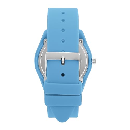 GUESS Silicone Women 40 Mm Blue Dial Analog Watch- U1401L2M