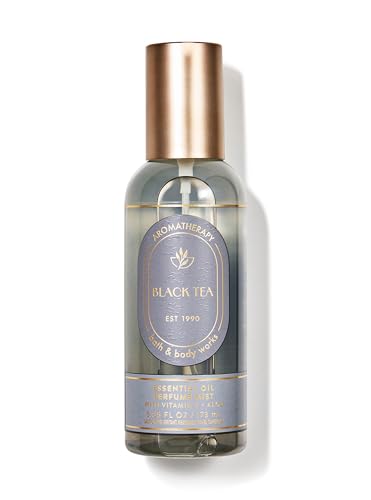 Bath & Body Works Black Tea Fine Fragrance Mist (Vitamin E + Aloe) | 173 ml / 5.85 fl oz | Gender - Unisex