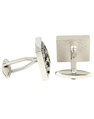 Peluche Natural Mother of Pearl Stone (Semi-precious) Cufflinks for Men