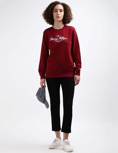 Tommy Hilfiger Womens White Color Sweatshirt L