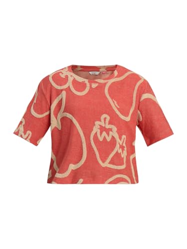 VERO MODA Girl Regular Fit Pink Tshirt