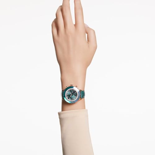 Swarovski Octea Chrono Watch, Green, Modern