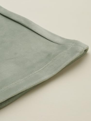 Girls Green Solid Trousers